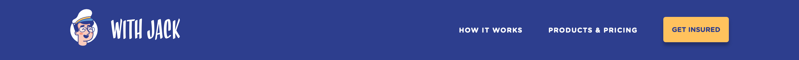 Withjack Header component screenshot
