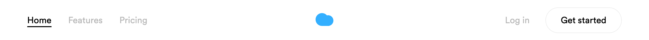 Nuageapp Header component screenshot