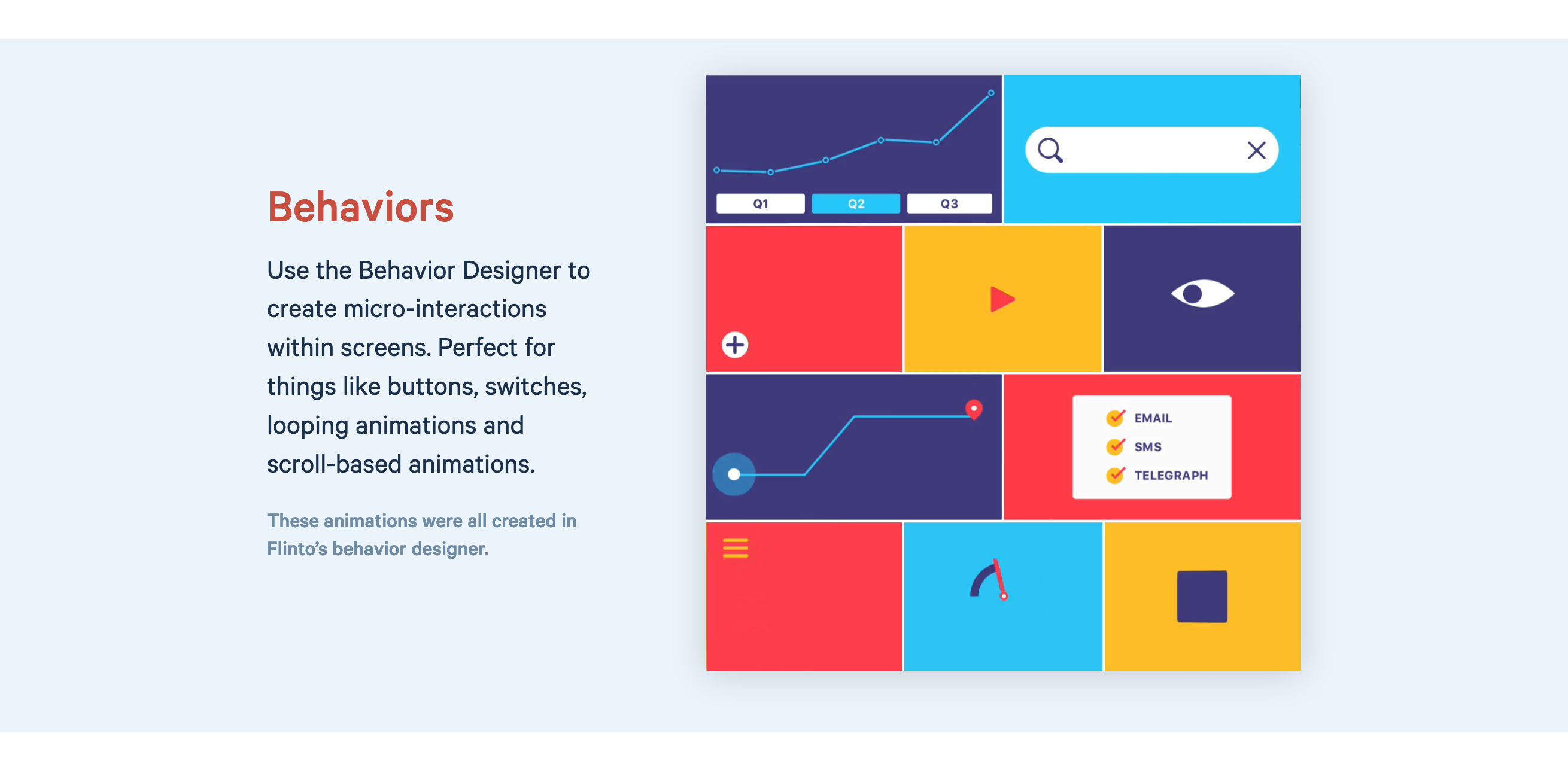 Flinto Feature component screenshot
