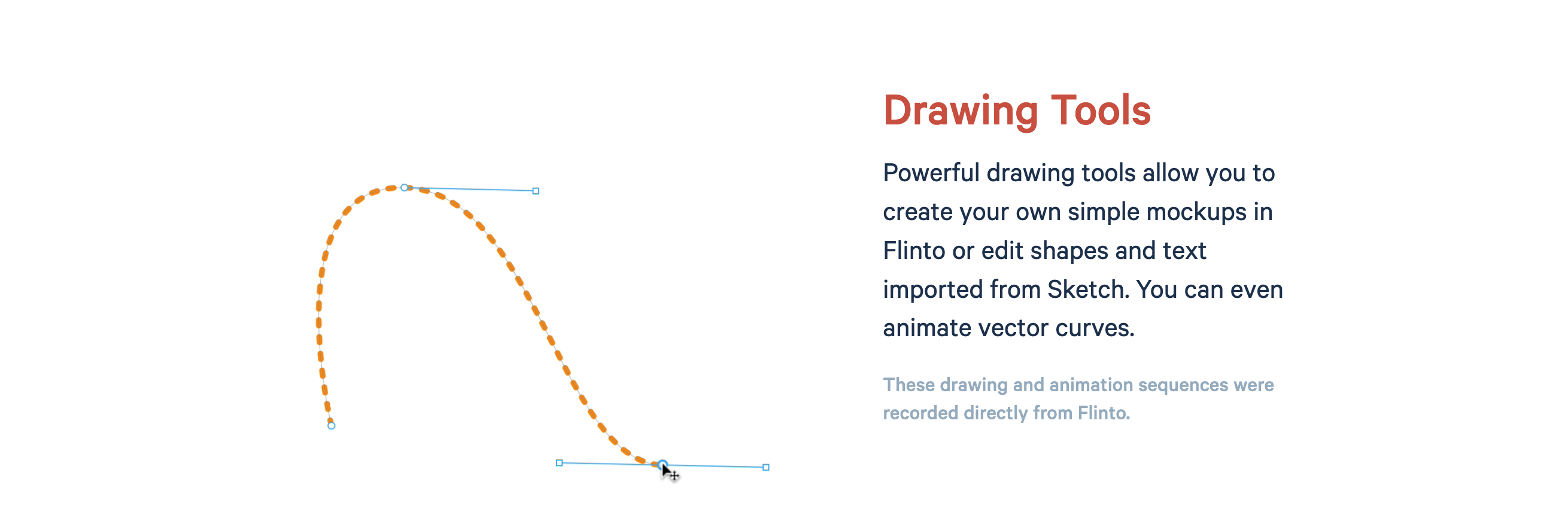 Flinto Feature component screenshot