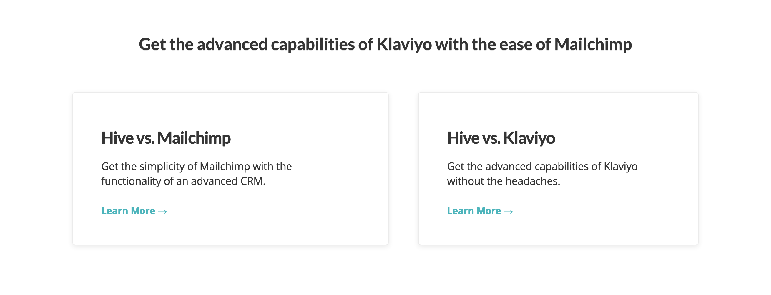 Hive Competitors component screenshot