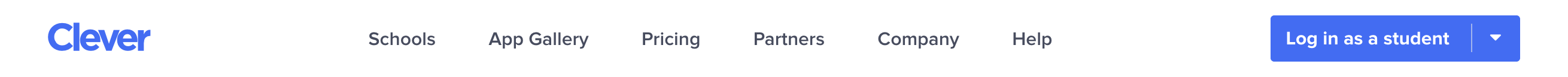 Clever Header component screenshot