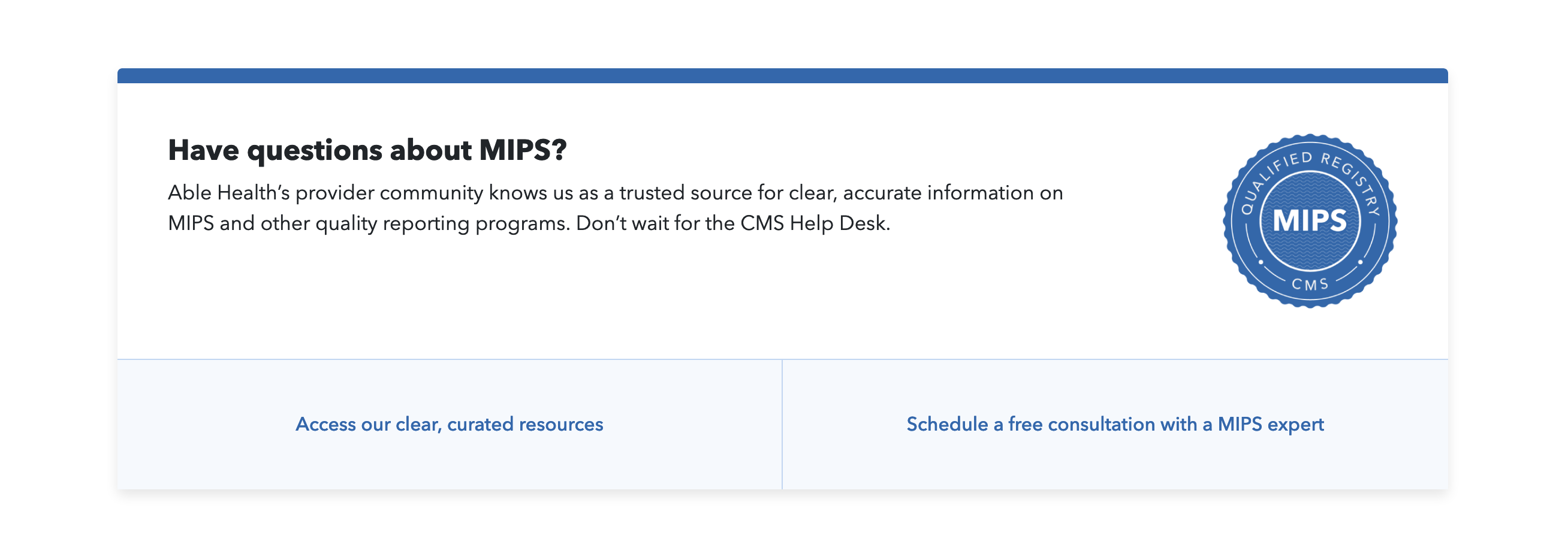 Ablehealth Contact component screenshot
