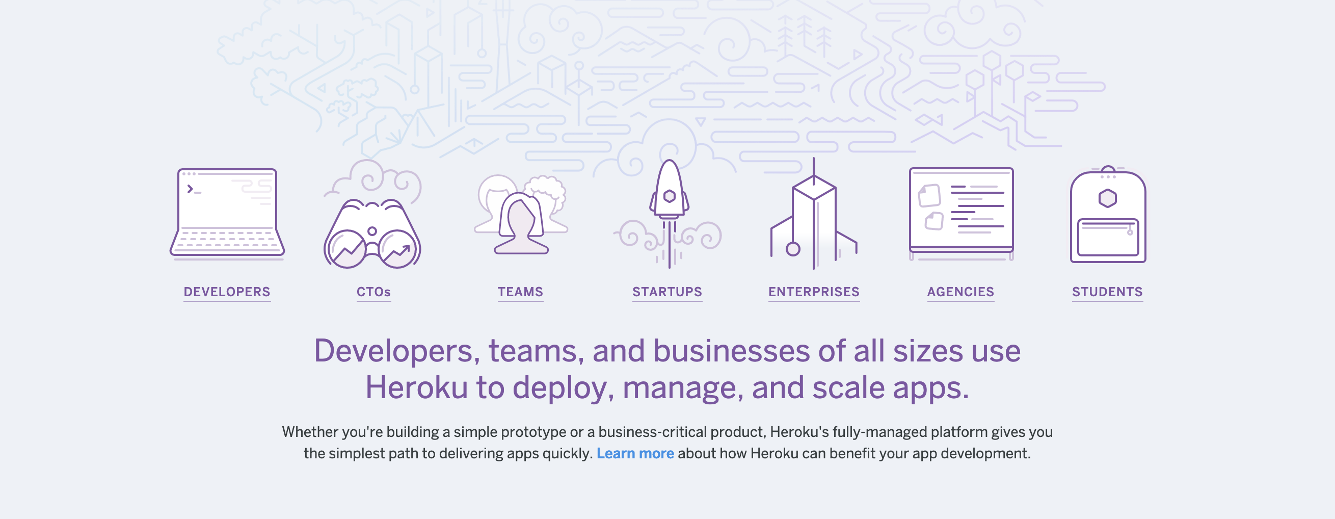Heroku Audience component screenshot