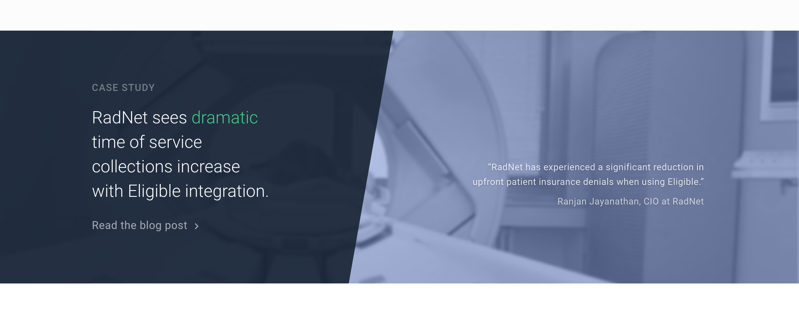 Eligible Casestudies component screenshot