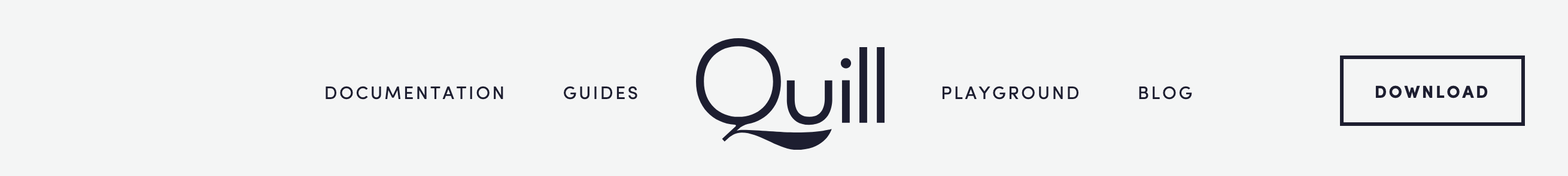 Quilljs Header component screenshot