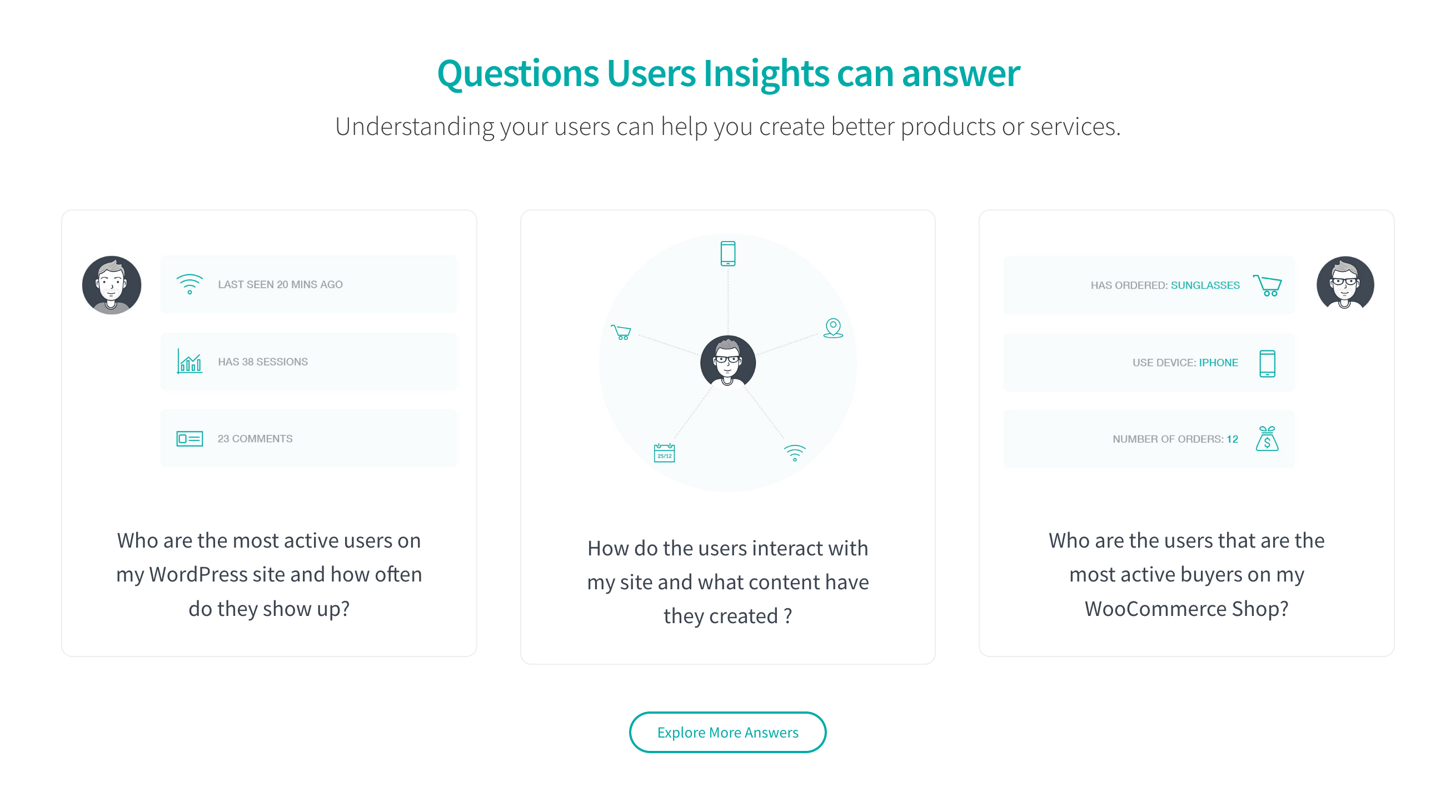 Usersinsights Feature component screenshot