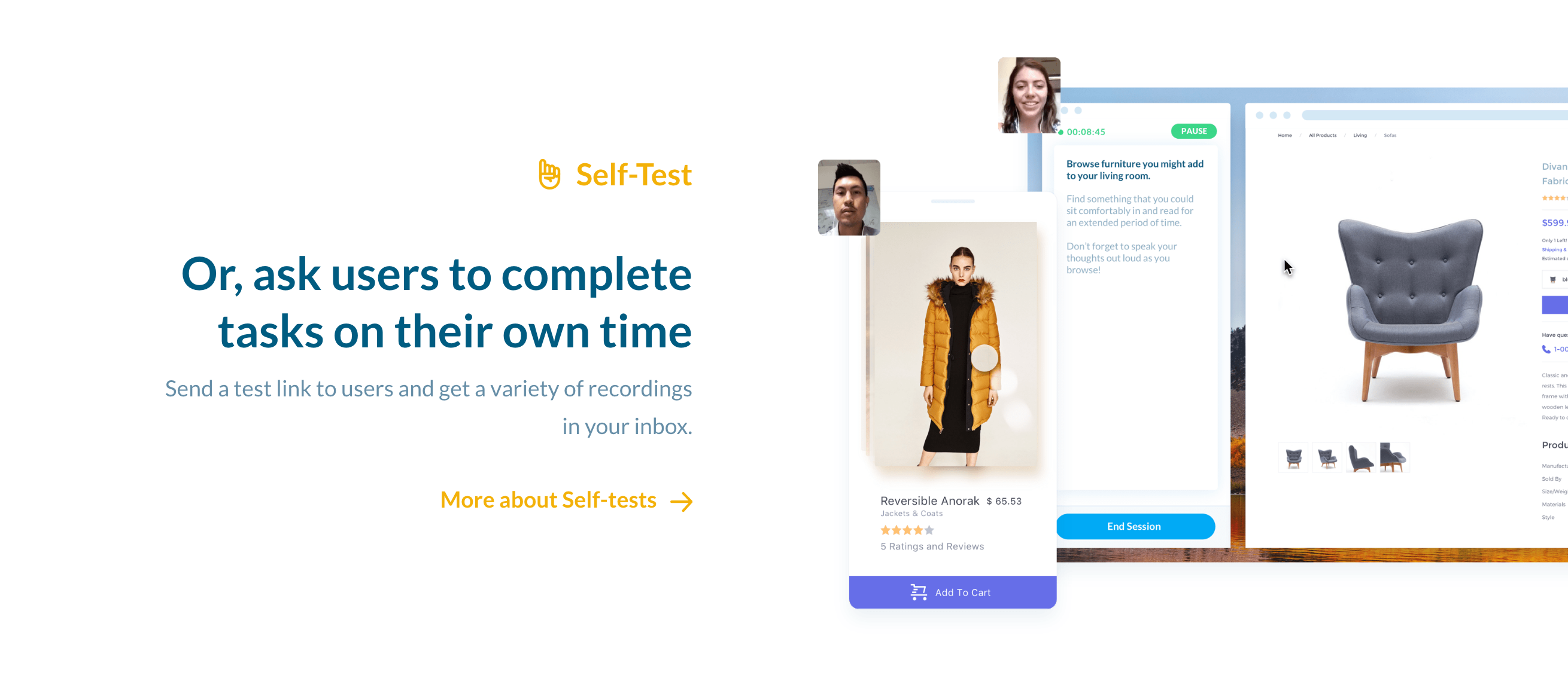 Lookback Feature component screenshot