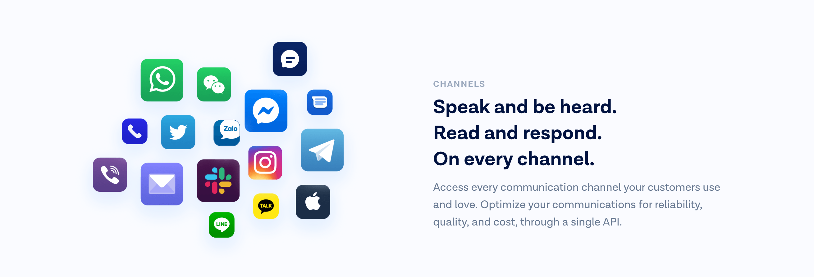 Messagebird Intergrations component screenshot