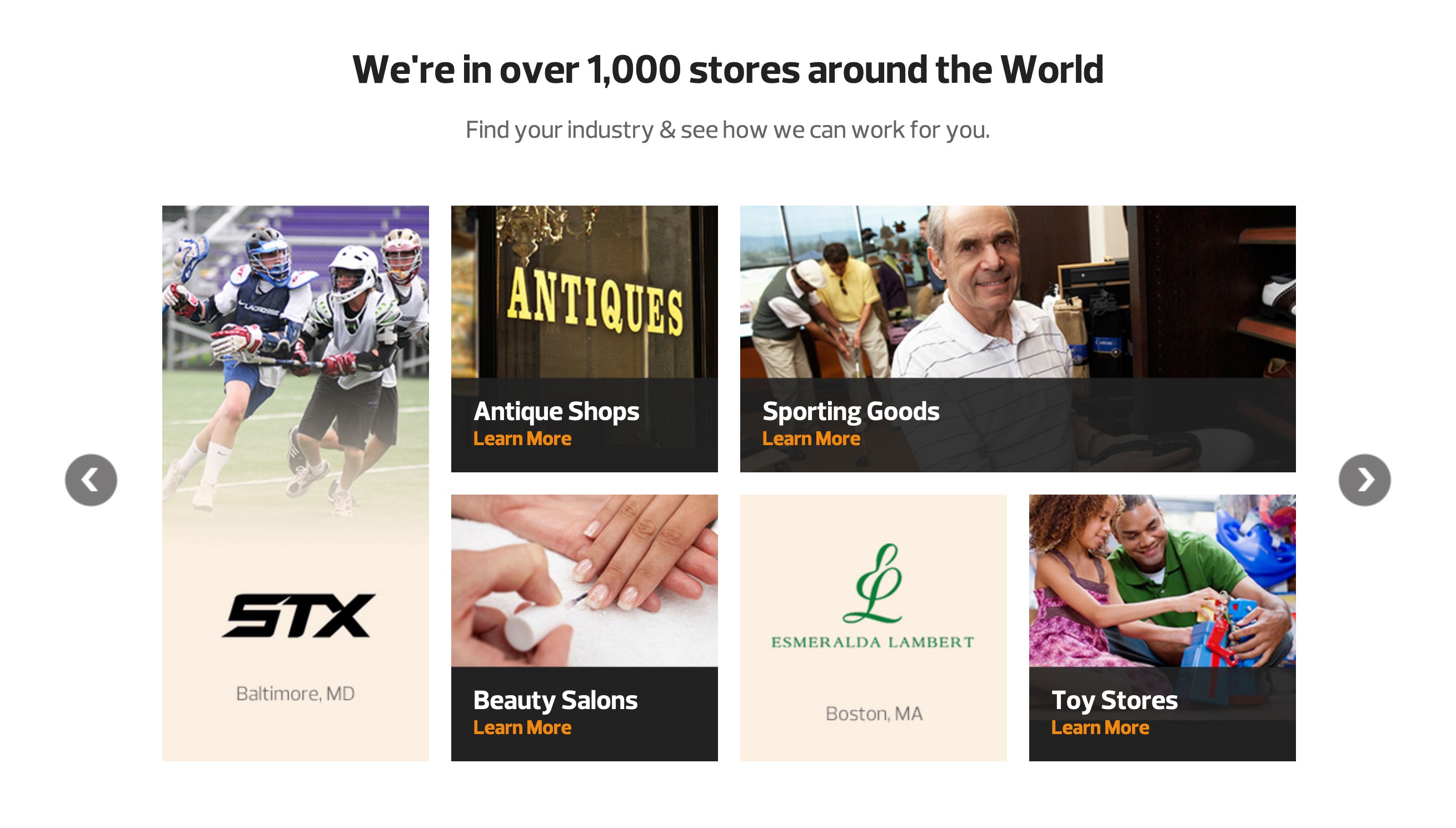 Cashierlive Casestudies component screenshot