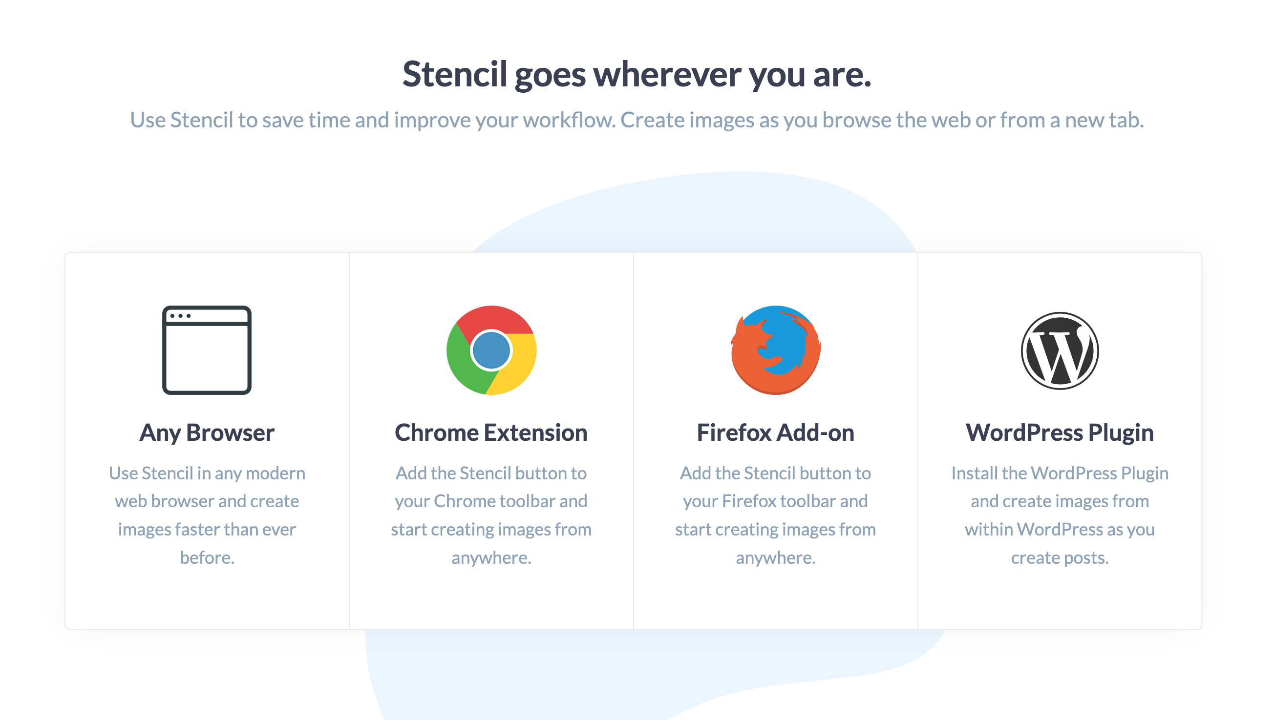 Stencil Feature component screenshot