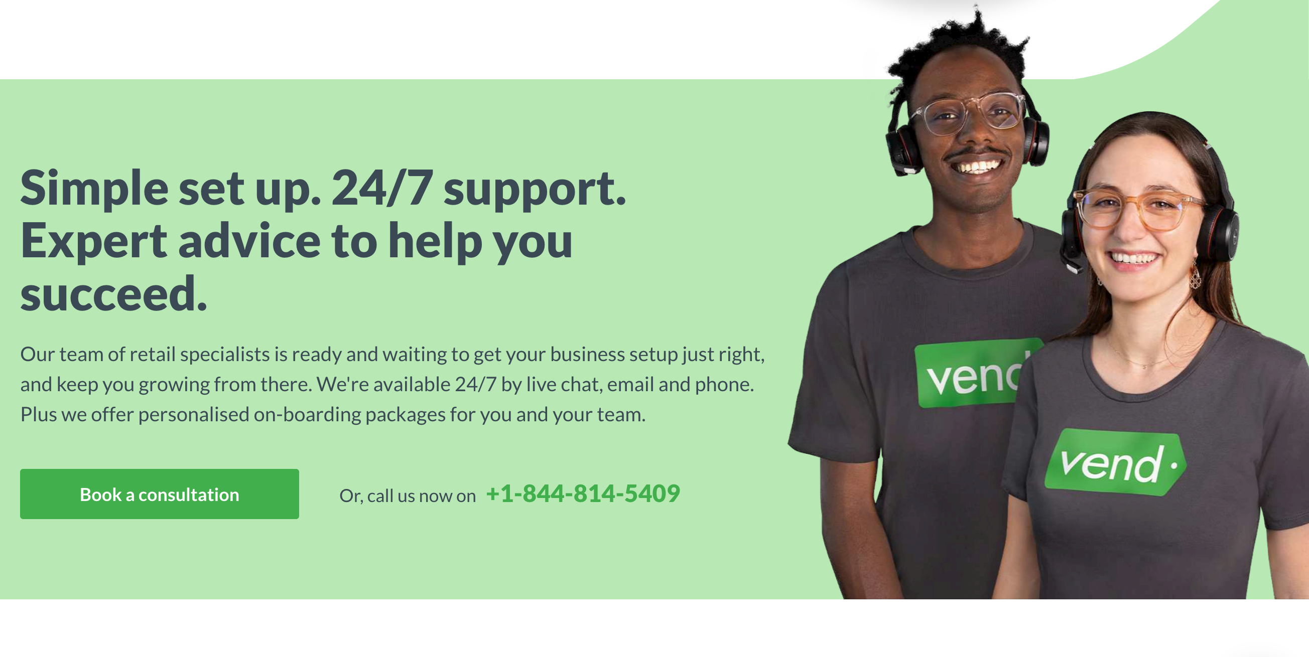Vendhq Contact component screenshot