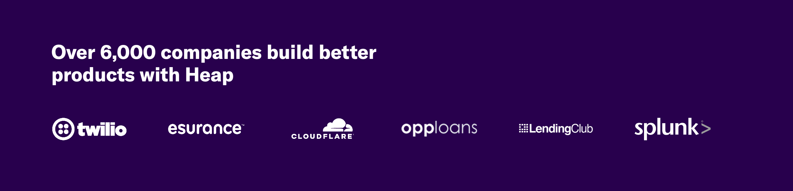 Heap Logo Cloud component screenshot