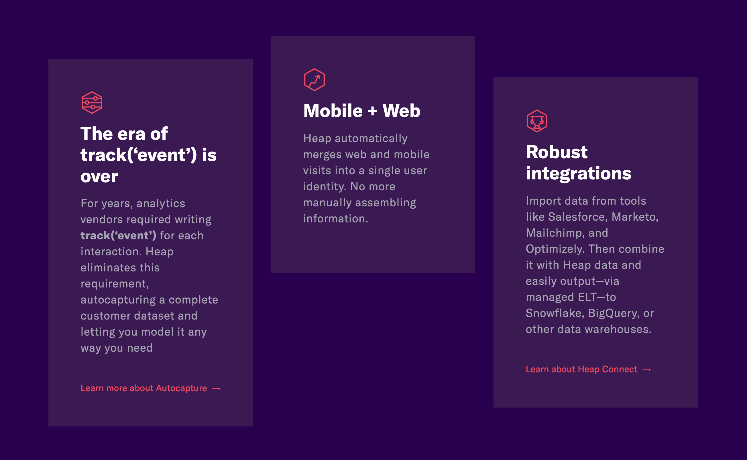 Heap Feature component screenshot