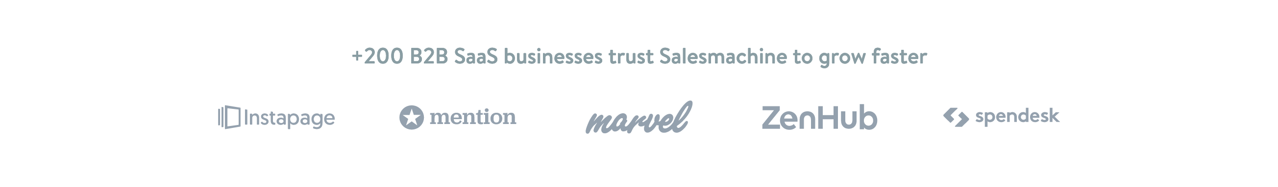 Salesmachine Logo Cloud component screenshot