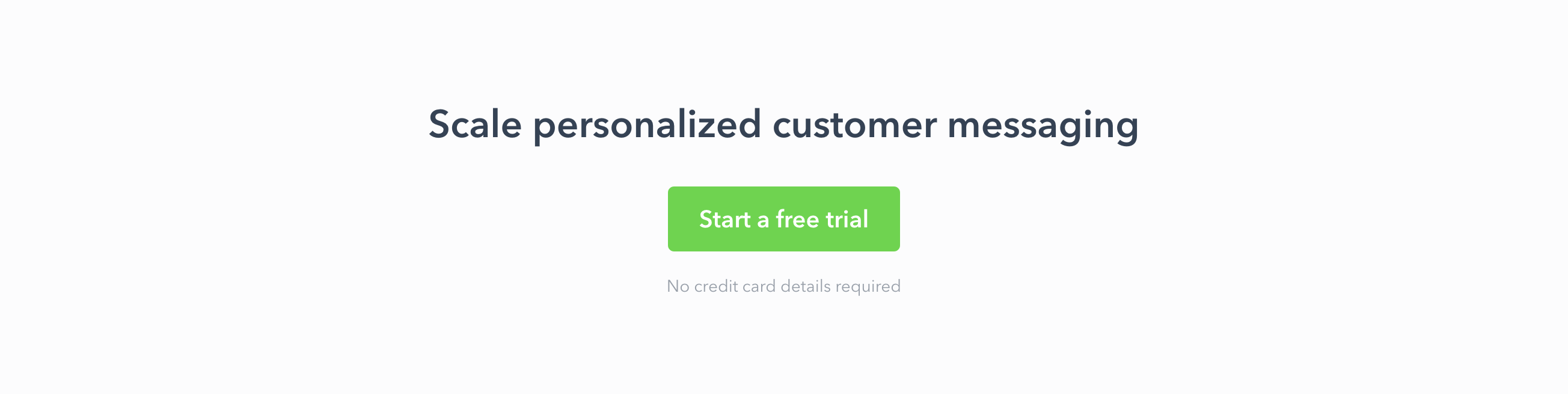 Getvero Call To Action component screenshot