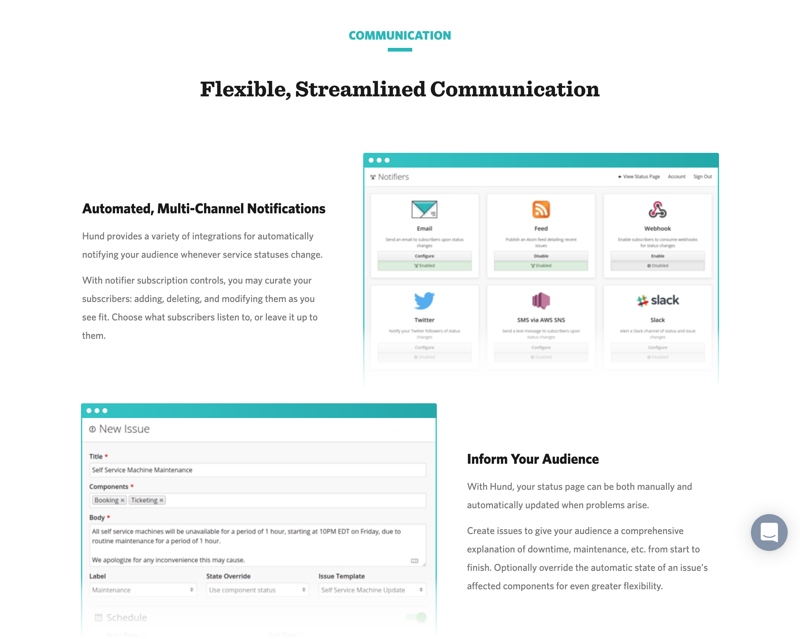 Hund Feature component screenshot