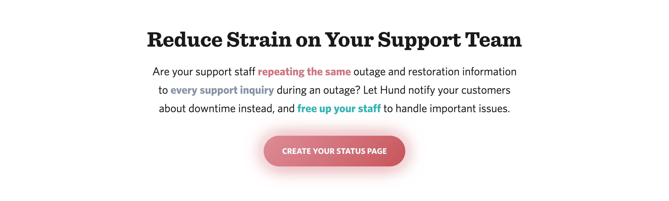 Hund Call To Action component screenshot
