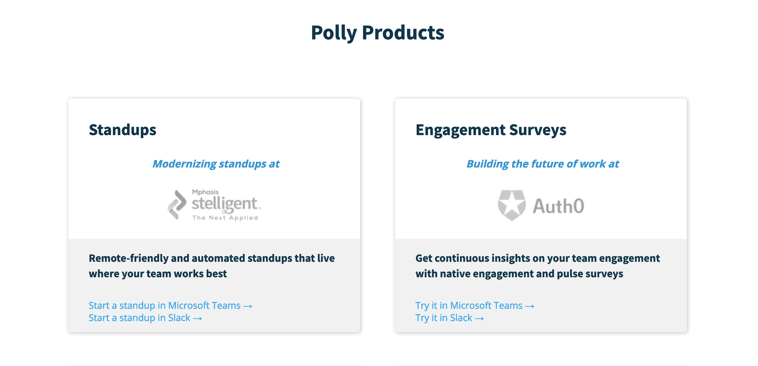 Polly Products component screenshot
