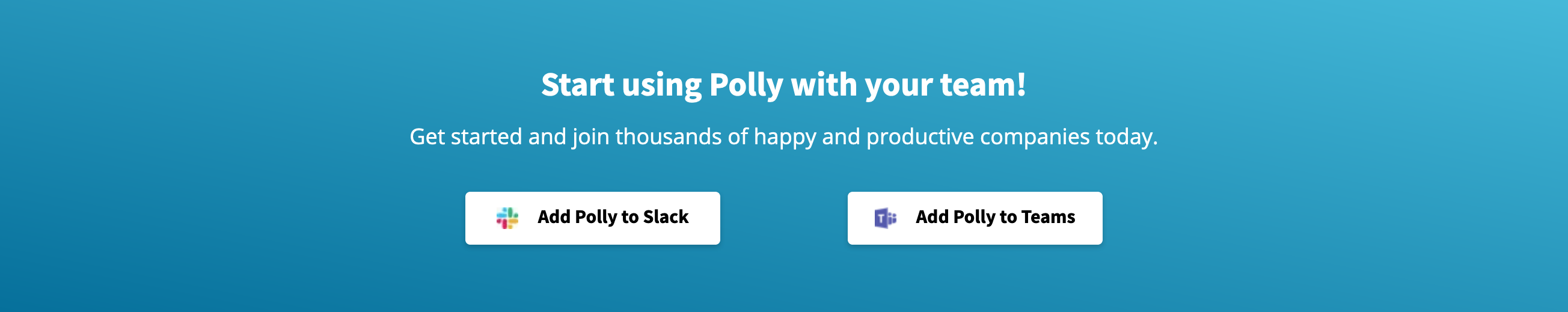 Polly Call To Action component screenshot