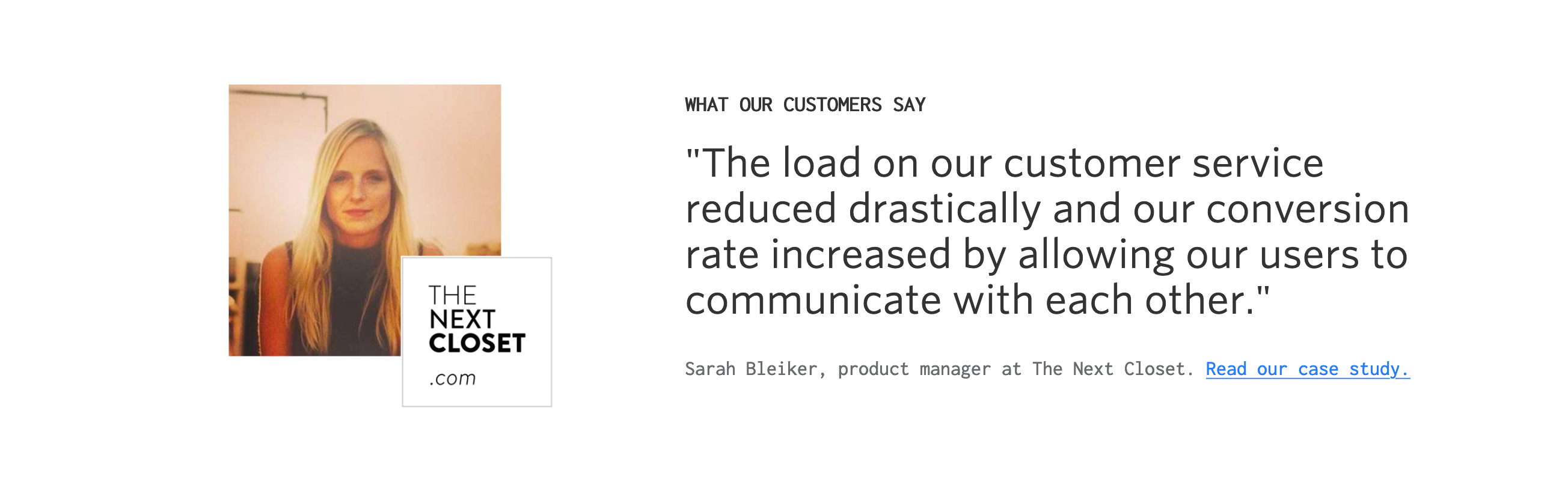 Frontdoor Testimonial component screenshot