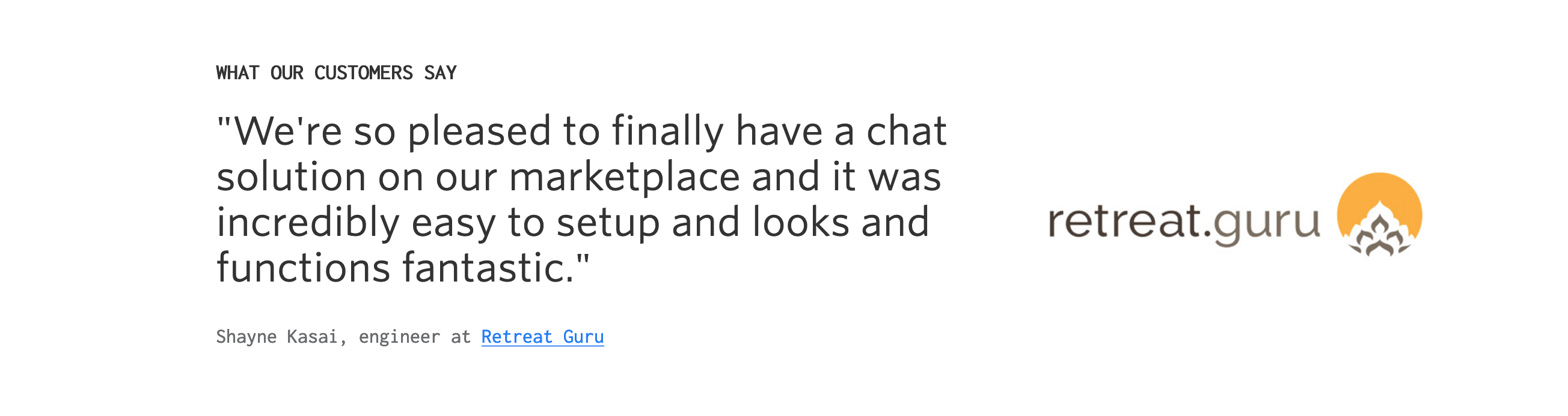 Frontdoor Testimonial component screenshot