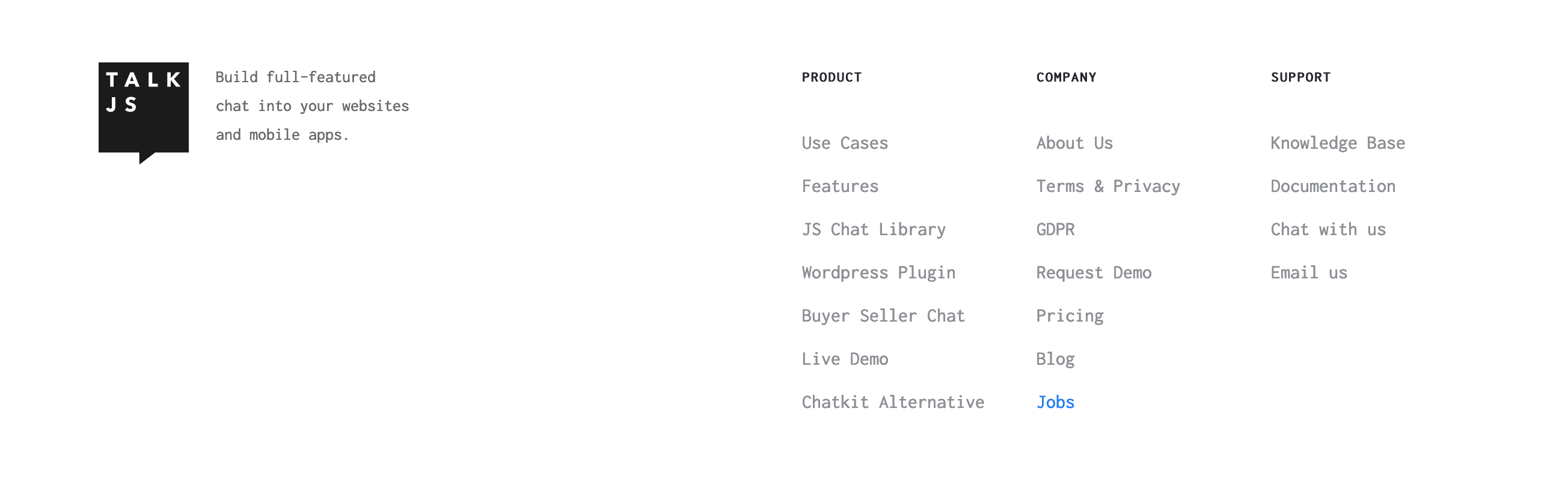 Frontdoor Footer component screenshot