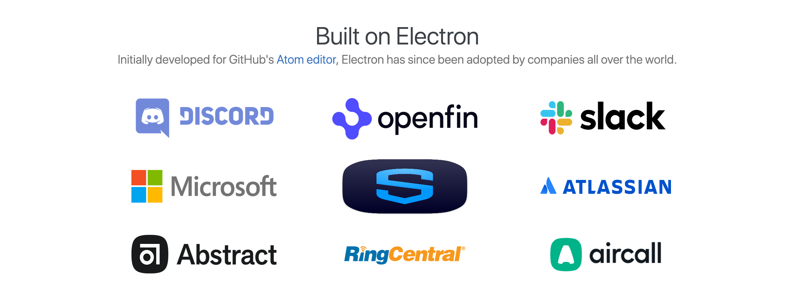 Electron Casestudies component screenshot