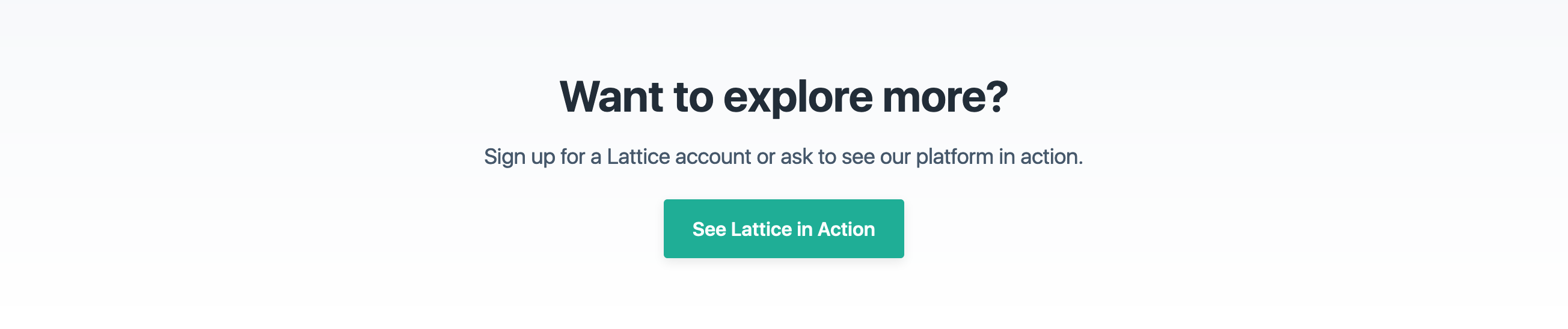 Latticehq Call To Action component screenshot