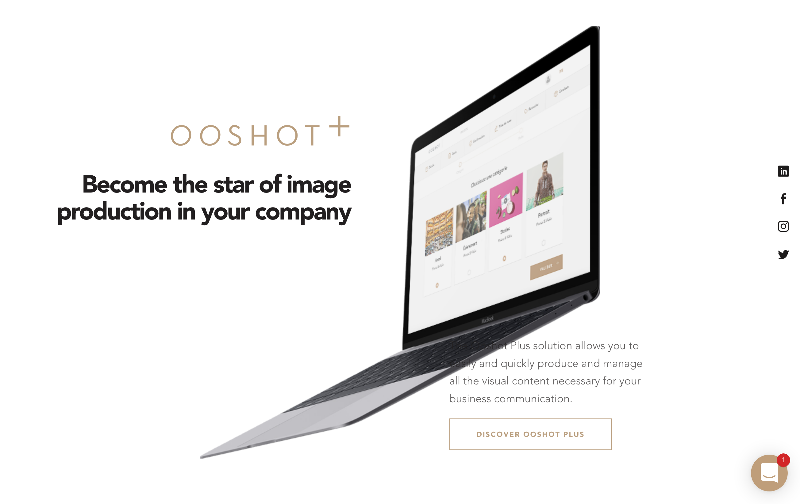 Ooshot Feature component screenshot