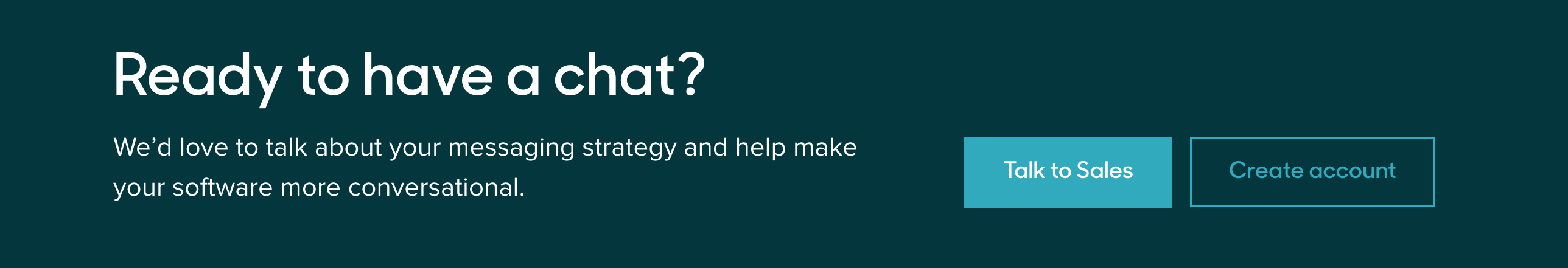 Smooch Call To Action component screenshot