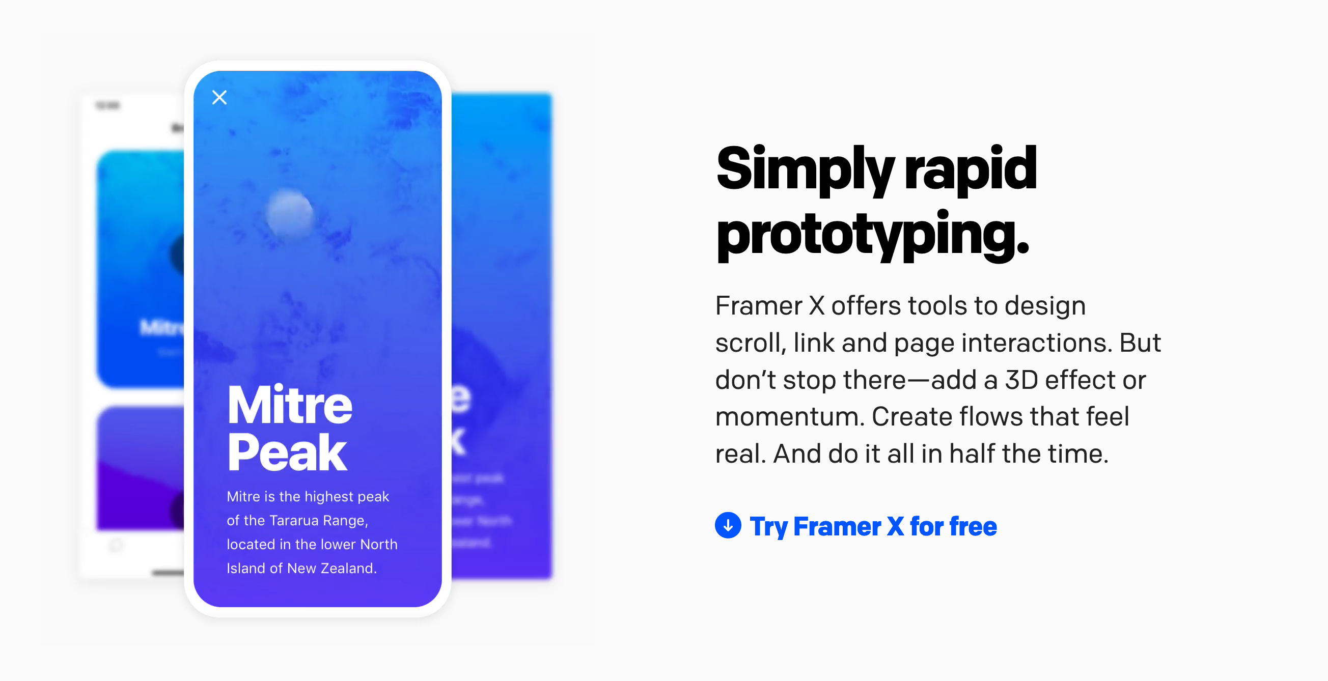 Framer Feature component screenshot