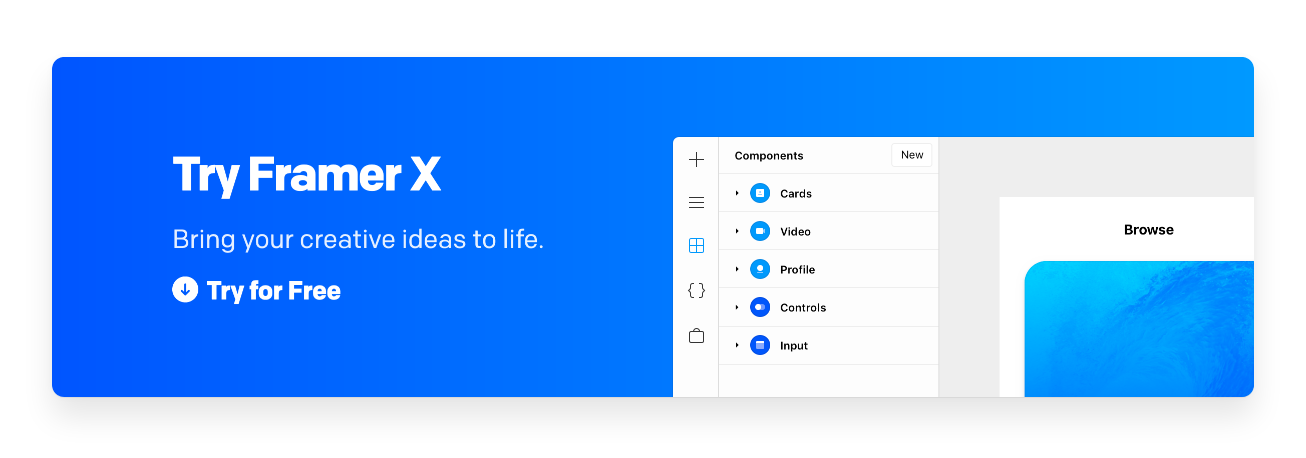 Framer Call To Action component screenshot