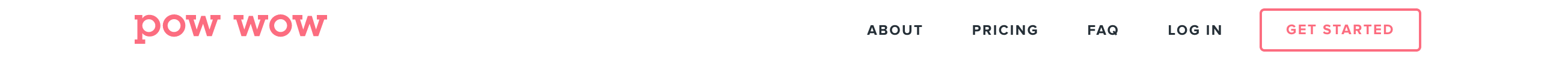 Usepowwow Header component screenshot
