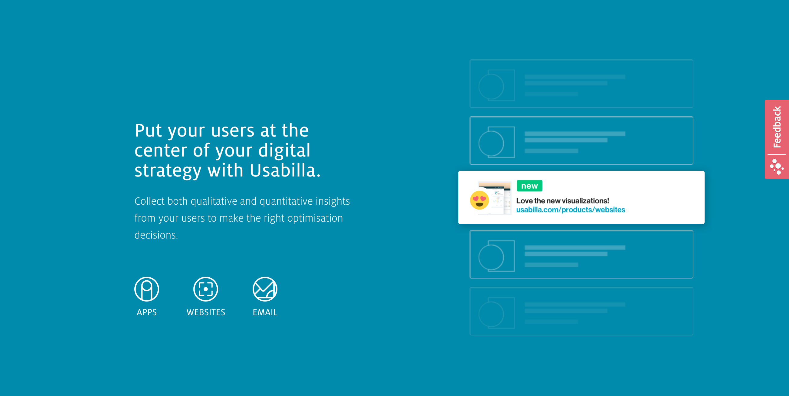 Usabilla  component screenshot