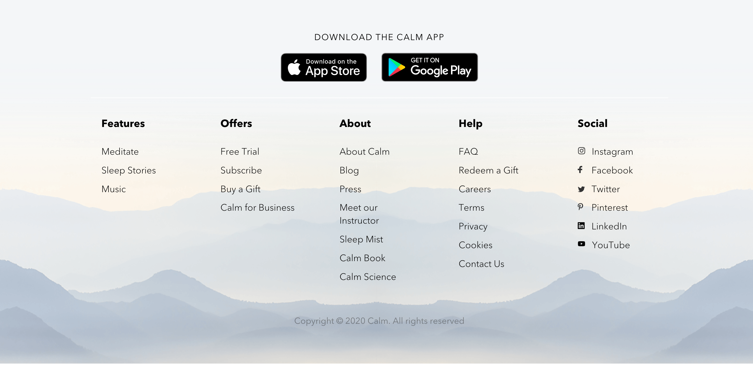 Calm  component screenshot