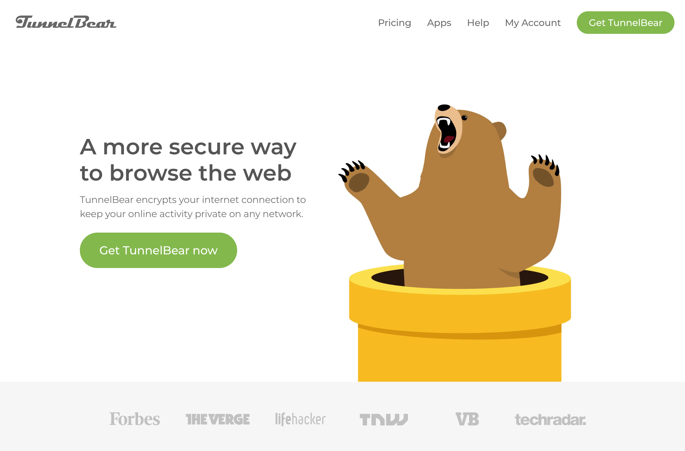 Tunnelbear  component screenshot