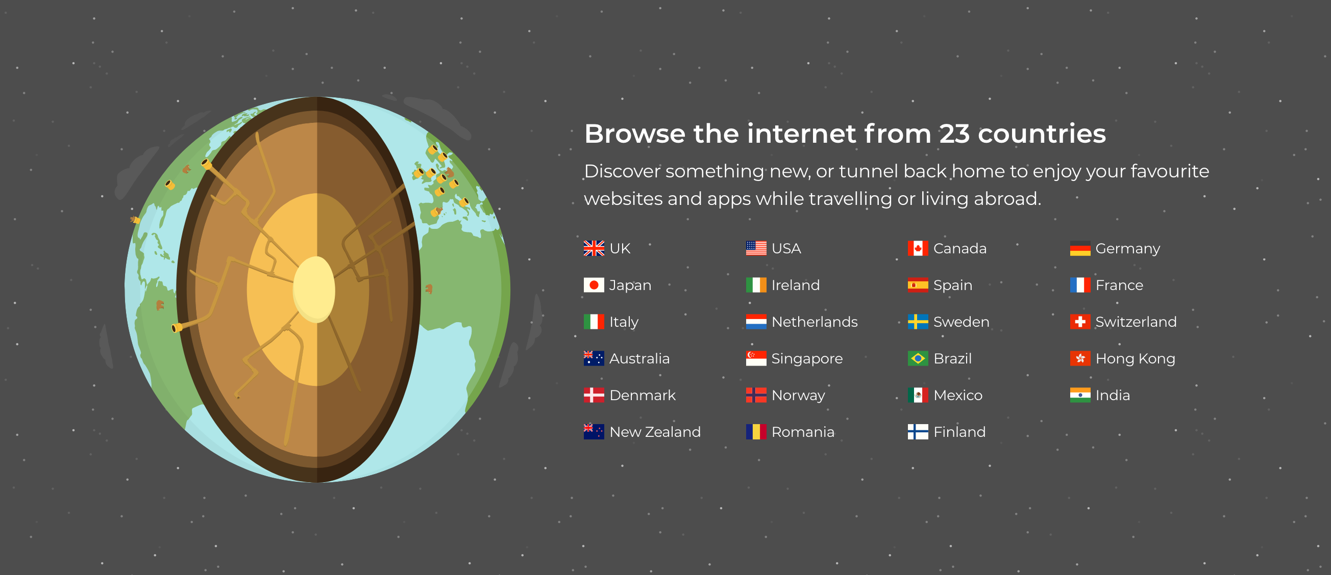 Tunnelbear  component screenshot