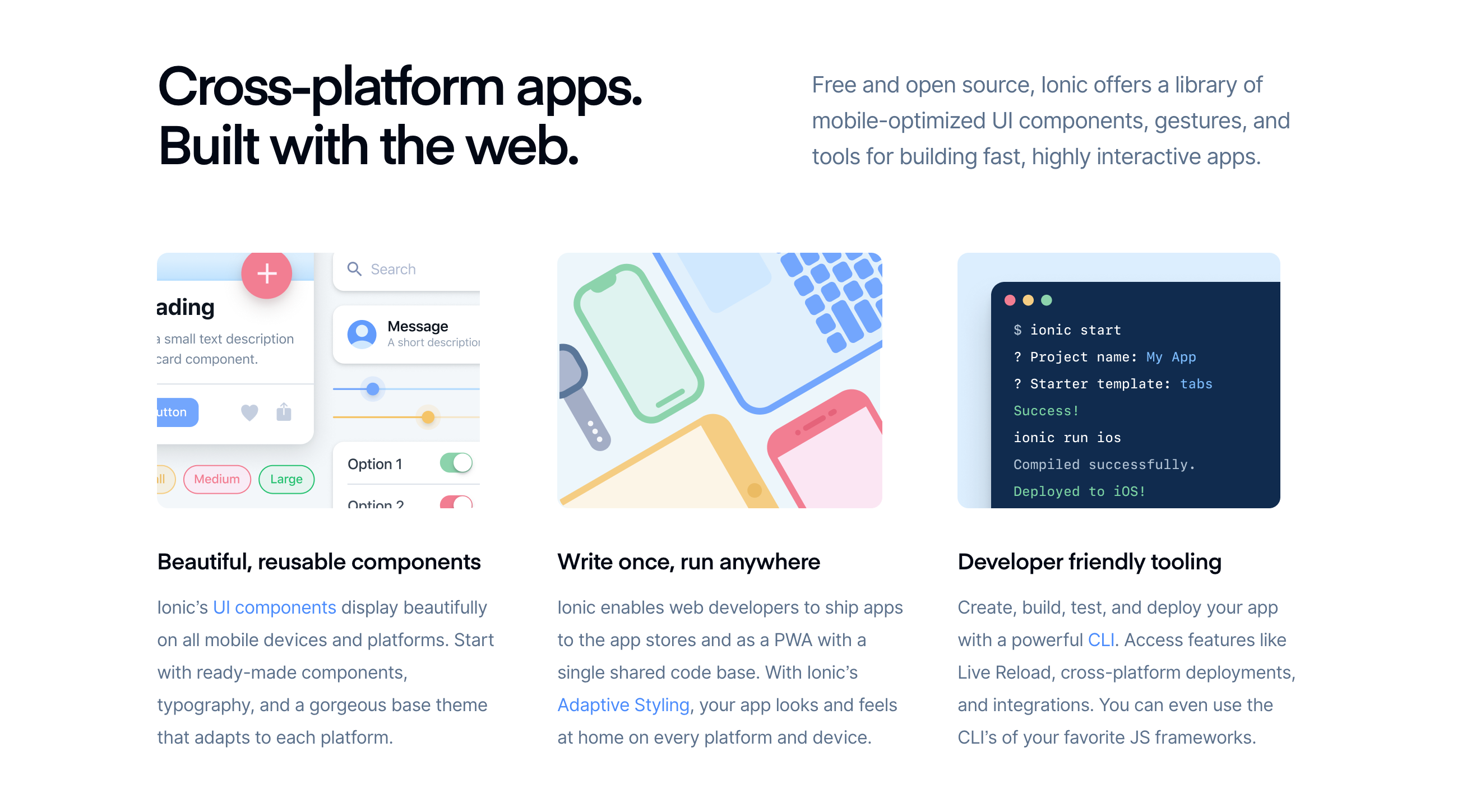 Ionic  component screenshot