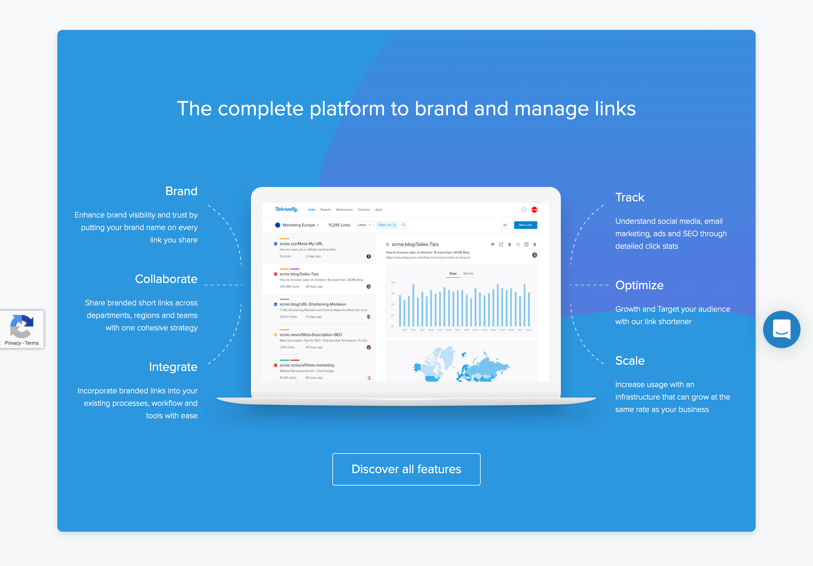 Rebrandly  component screenshot