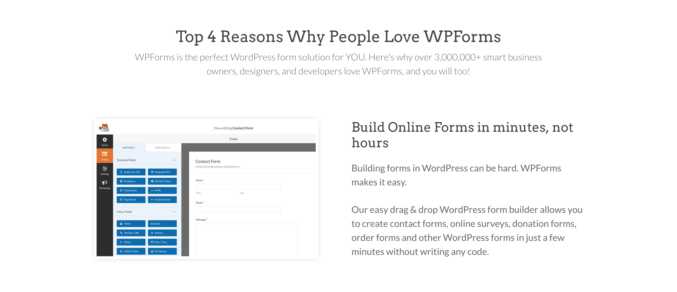 Wpforms  component screenshot