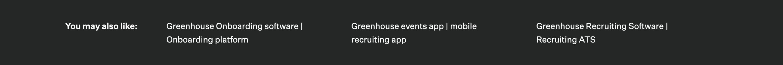 Greenhouse  component screenshot