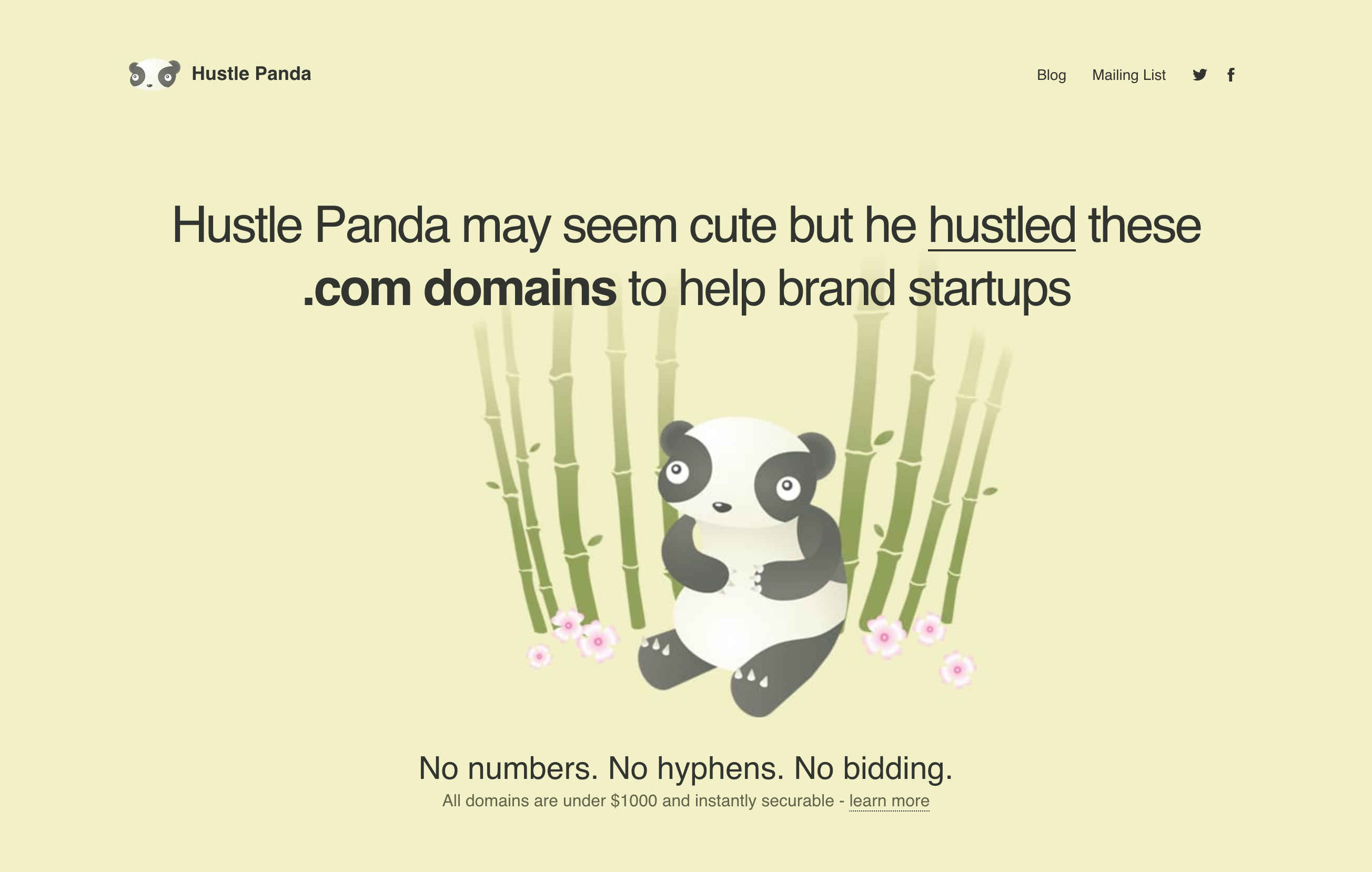 Hustlepanda  component screenshot