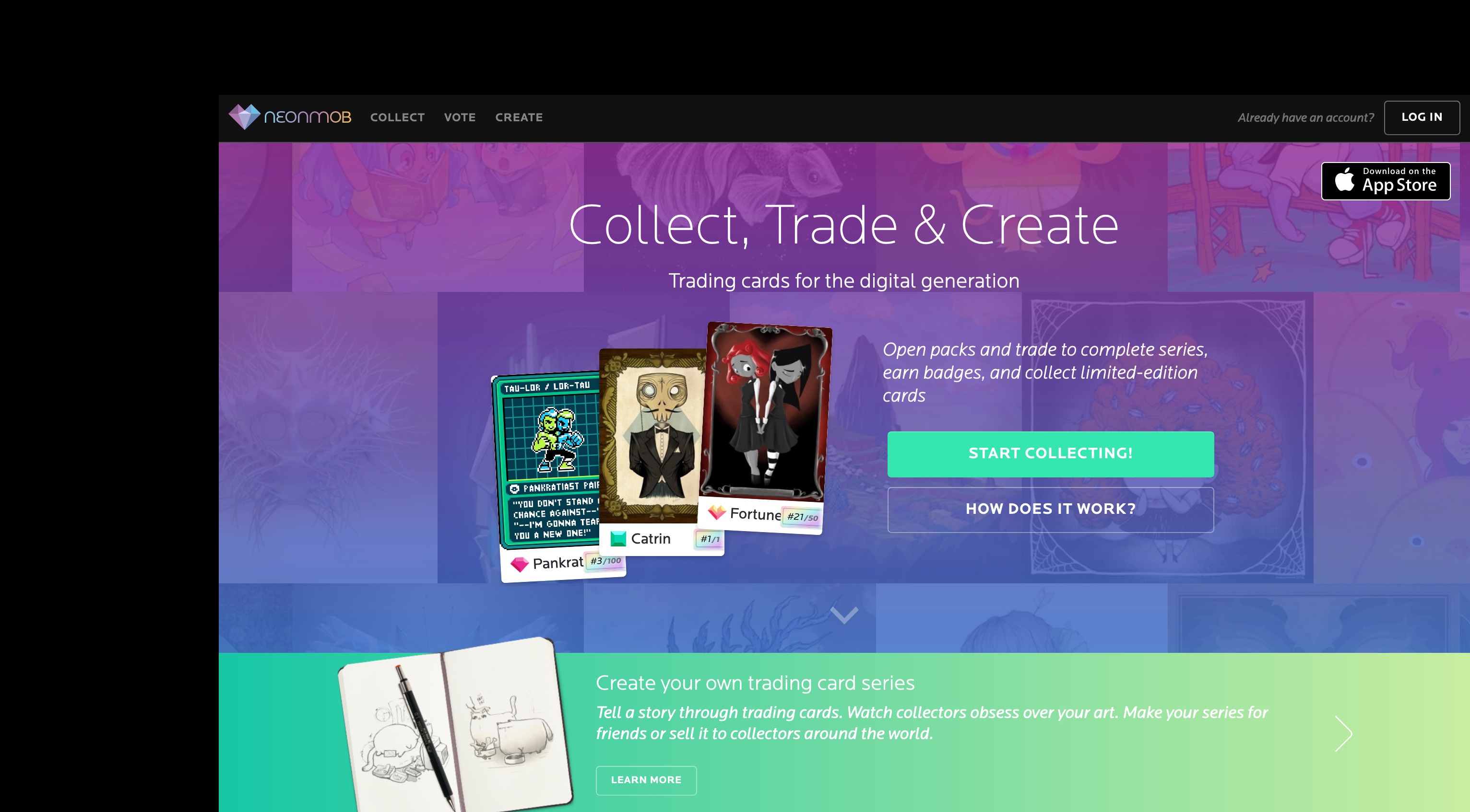 Neonmob  component screenshot