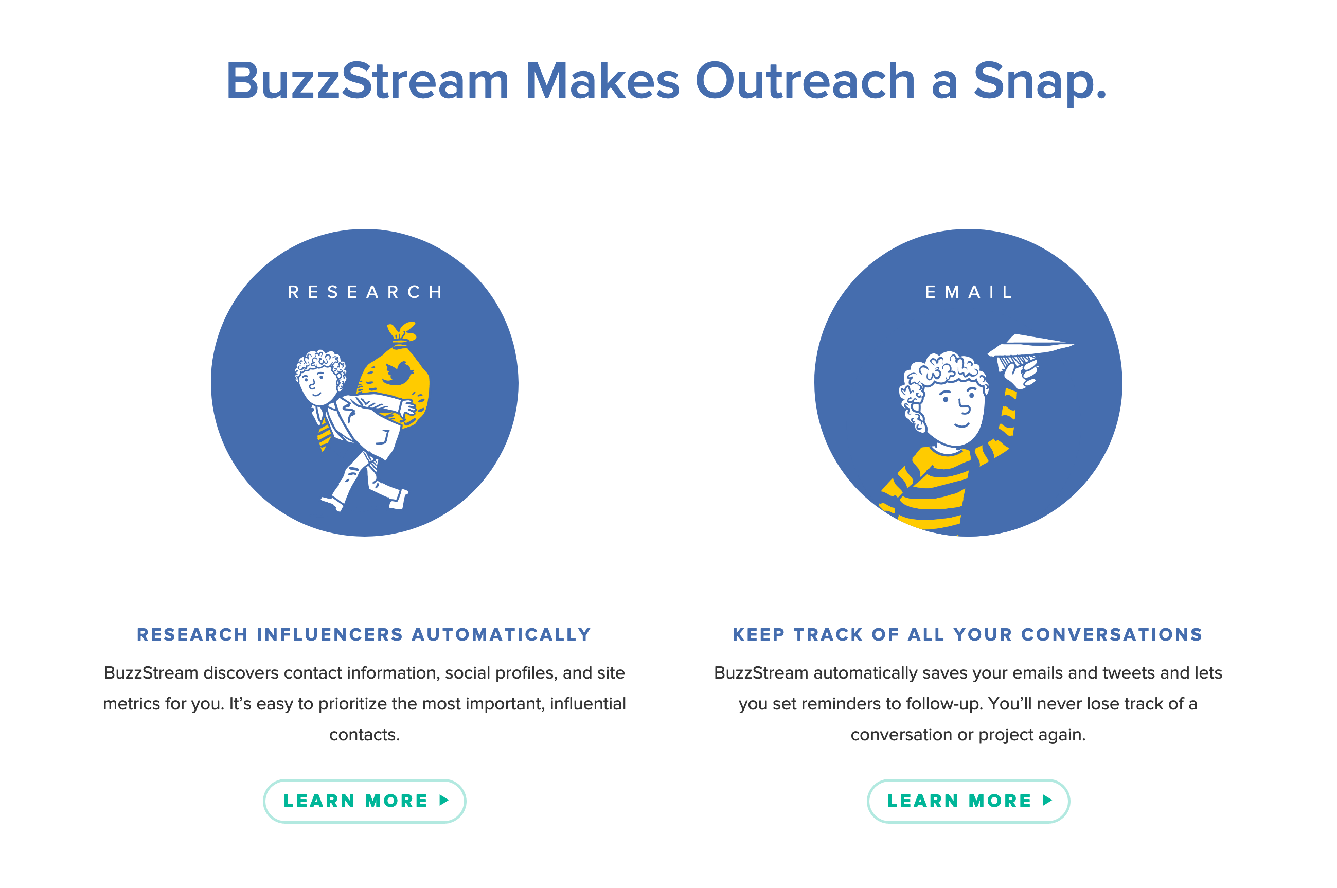 Buzzstream  component screenshot