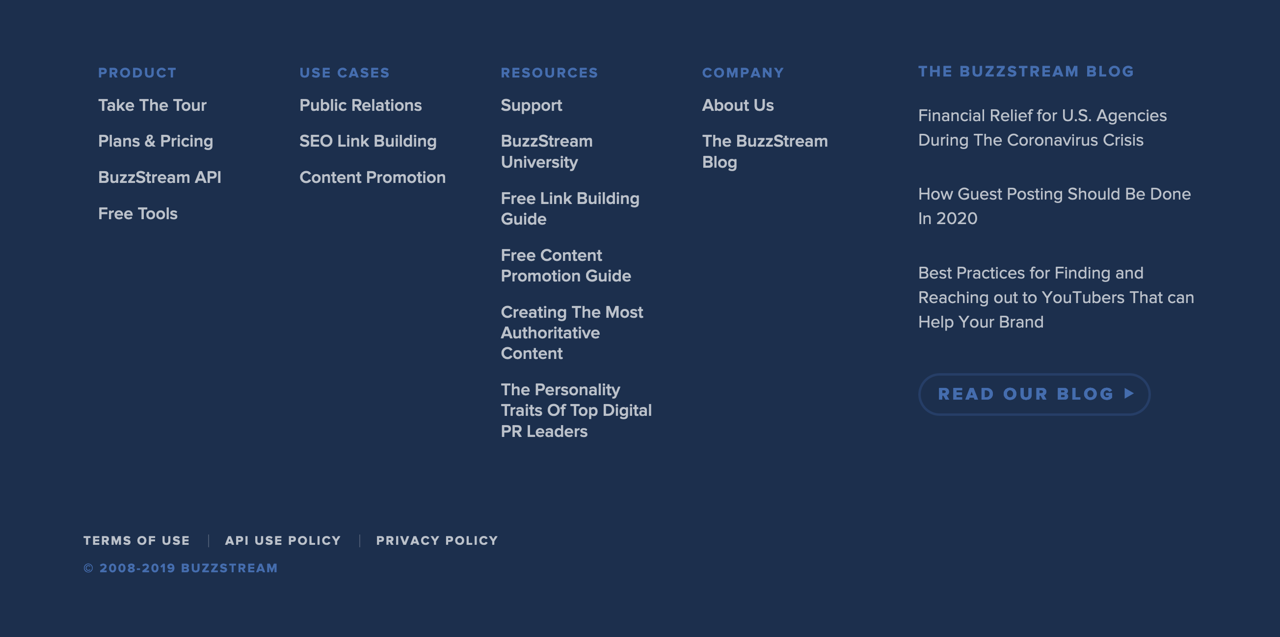 Buzzstream  component screenshot