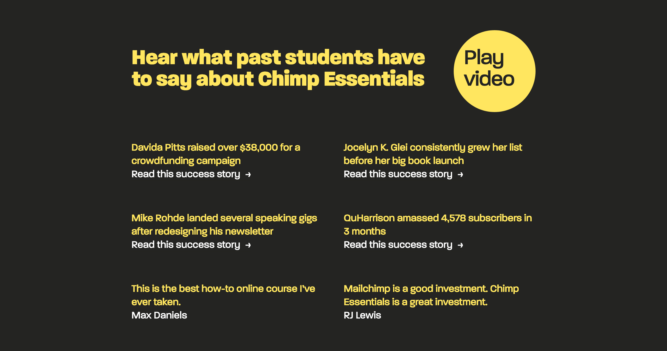 Chimpessentials  component screenshot