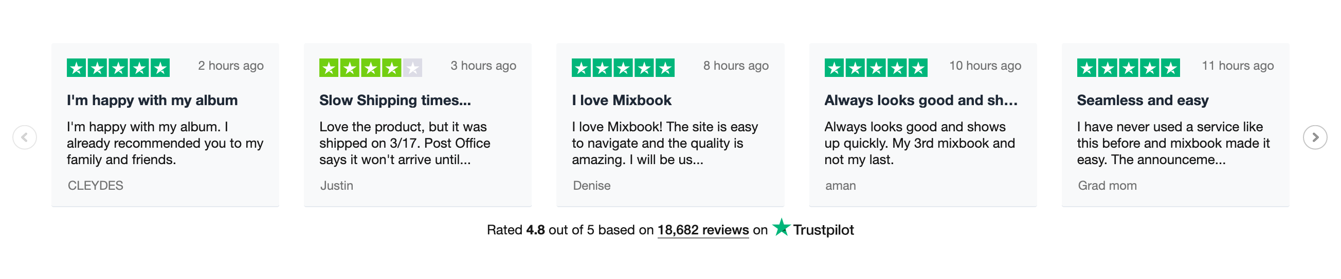 Montagebook  component screenshot