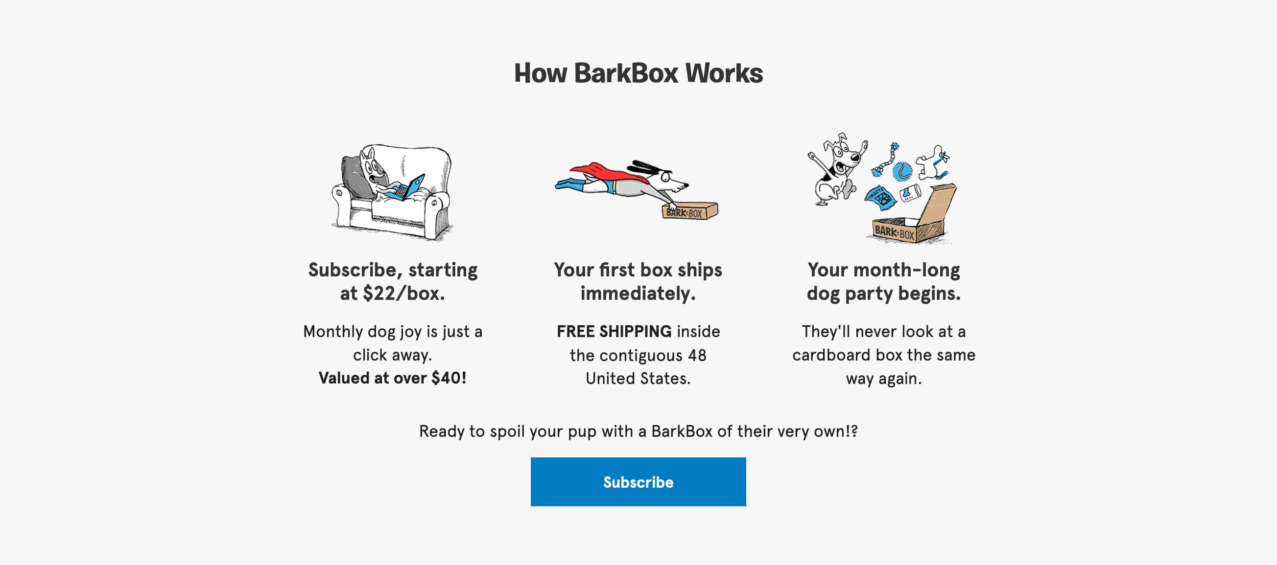 Barkbox  component screenshot