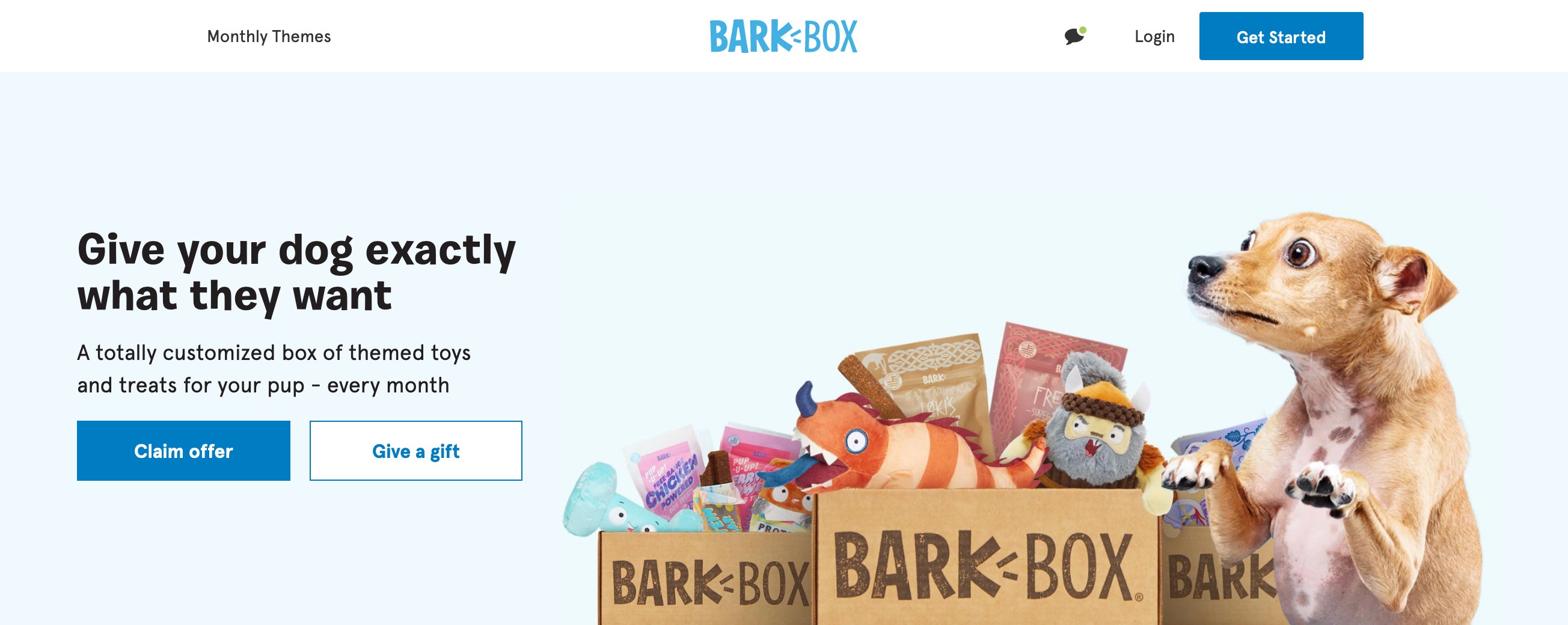 Barkbox  component screenshot